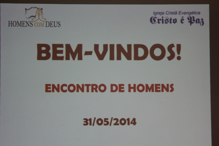 Capa do álbum Encontro de Homens - 31/05/2014